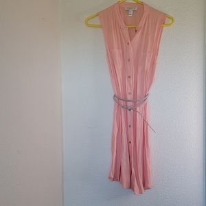 Sleeveless knee length dress